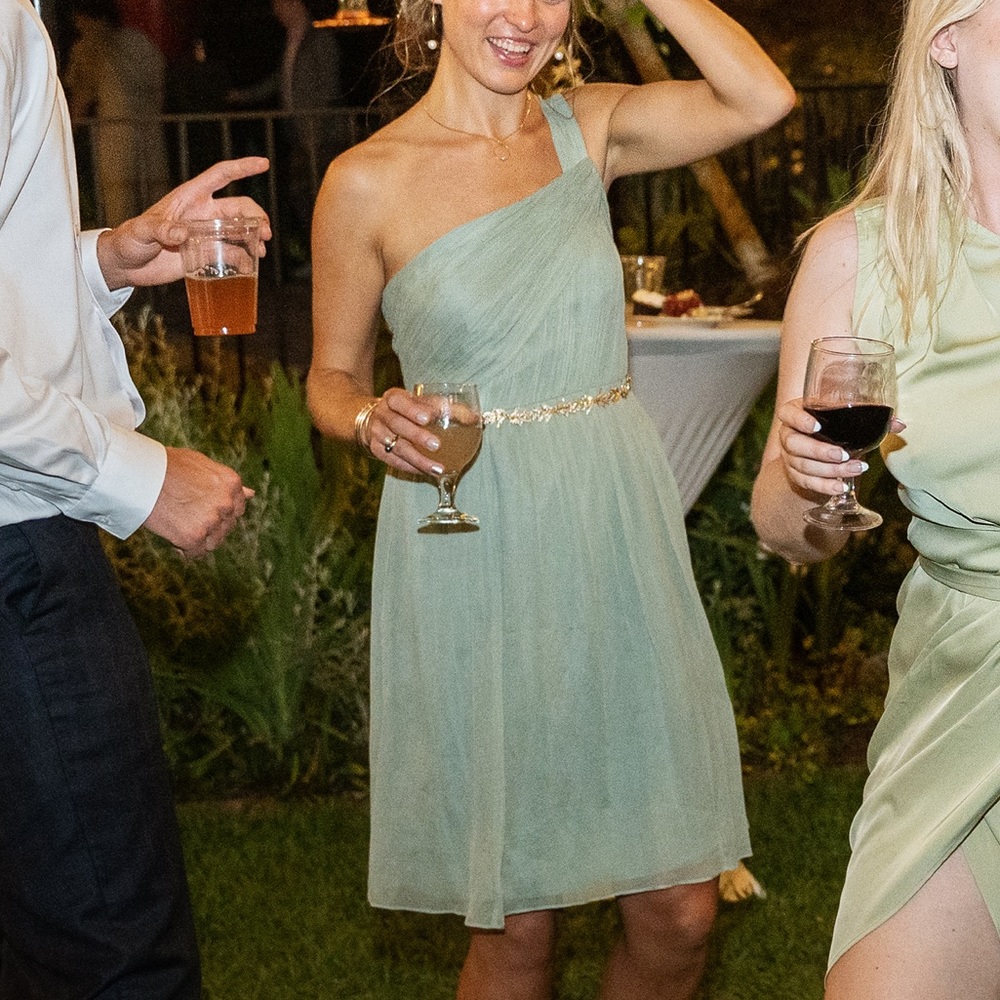 J. Crew Kylie Dusty Shale Tea Dress